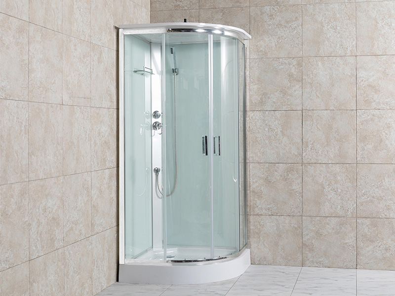 كابينة استحمام من الزجاج الشفاف P2SE للحمام